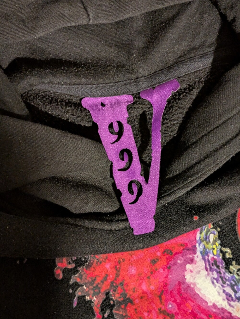 Juice Wrld x Vlone Galaxy Hoodie - Picture 3 of 5